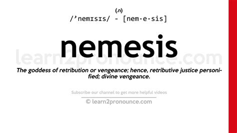 arch nemesis pronunciation|Archnemesis Definition & Meaning .